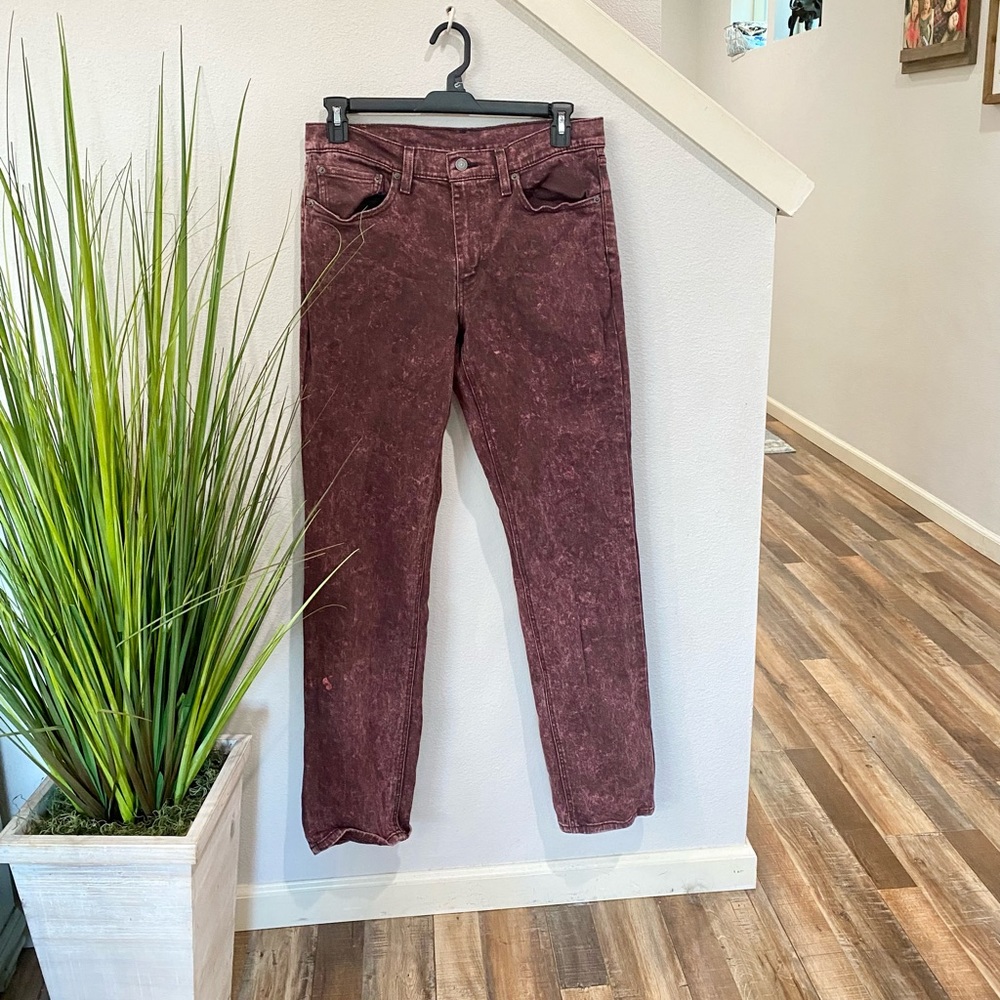 Levi's 541 acid washed fitted jeans 32x36